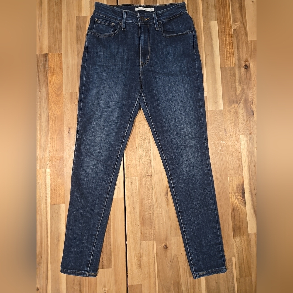 Levi's 721 Dark Blue Women's High Rise Skinny Jeans Size 28